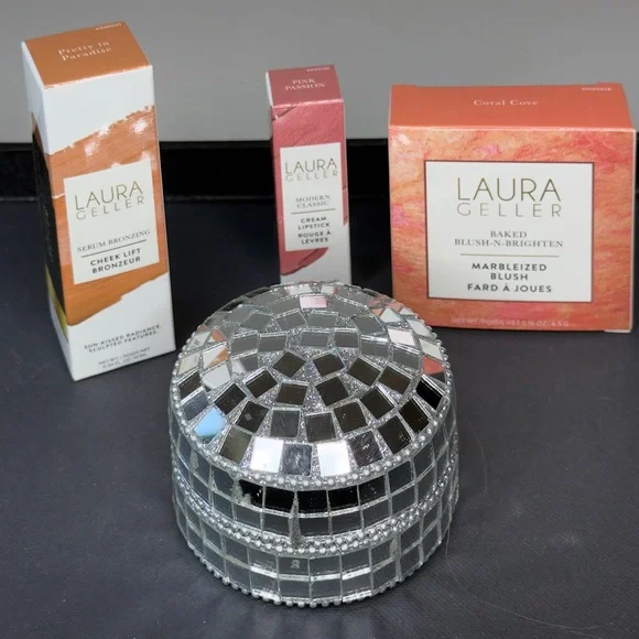 BRND NEW Bundle Laura Geller makeup –  & Trinket Box - Picture 7 of 8